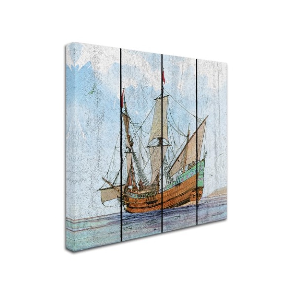 Jean Plout 'Nautical Ships 3' Canvas Art,24x24